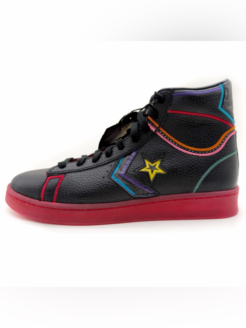 Converse Pro Leather Chinese New Year Shoes Mens Size 9 Black Red